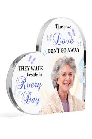 Heart Shaped Christmas Acrylic Keepsake Ornament Personalized Gift