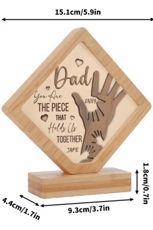 Custom Printed Photo Plaque Photo Frame Gift for Birthday Wedding