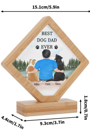 Custom Printed Photo Plaque Photo Frame Gift for Birthday Wedding