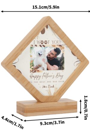 Custom Printed Photo Plaque Photo Frame Gift for Birthday Wedding