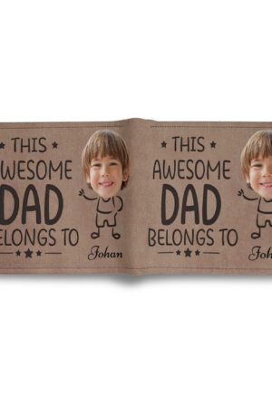 Men's Minimalist PU Leather Wallet Paper Folded Wallet