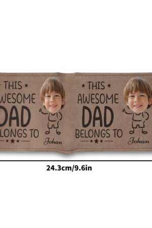 Men's Minimalist PU Leather Wallet Paper Folded Wallet