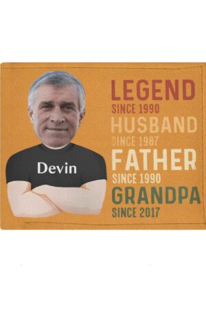 Men's Minimalist PU Leather Wallet Paper Folded Wallet