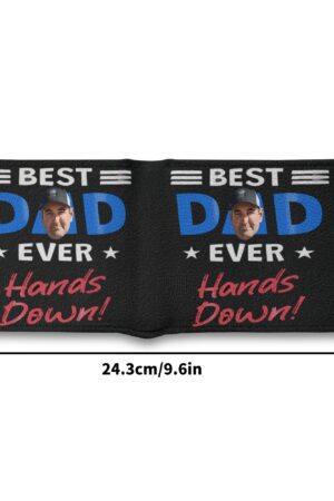 Men's Minimalist PU Leather Wallet Paper Folded Wallet