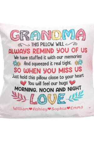 Personalized Peach Velvet Pillow Case Square Cushion Cover