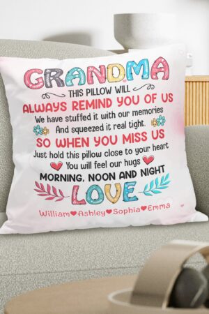 Personalized Peach Velvet Pillow Case Square Cushion Cover