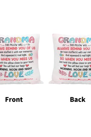 Personalized Peach Velvet Pillow Case Square Cushion Cover