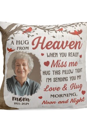 Personalized Peach Velvet Pillow Case Square Cushion Cover