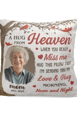 Personalized Peach Velvet Pillow Case Square Cushion Cover