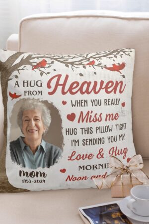 Personalized Peach Velvet Pillow Case Square Cushion Cover