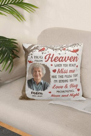 Personalized Peach Velvet Pillow Case Square Cushion Cover