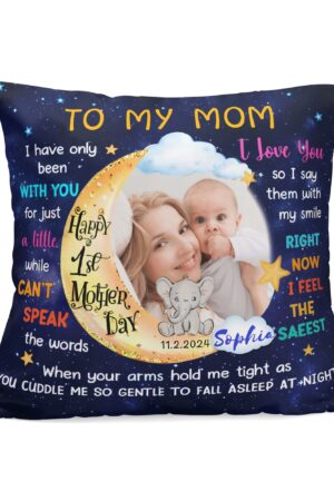 Personalized Peach Velvet Pillow Case Square Cushion Cover