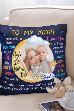 Personalized Peach Velvet Pillow Case Square Cushion Cover