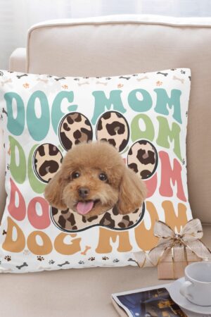 Personalized Peach Velvet Pillow Case Square Cushion Cover