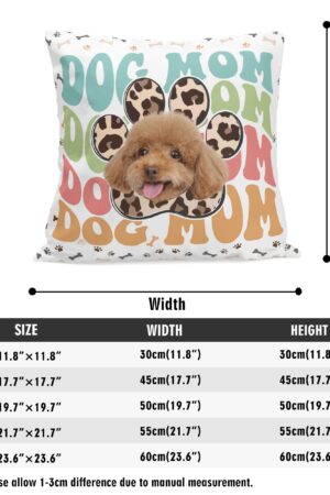 Personalized Peach Velvet Pillow Case Square Cushion Cover