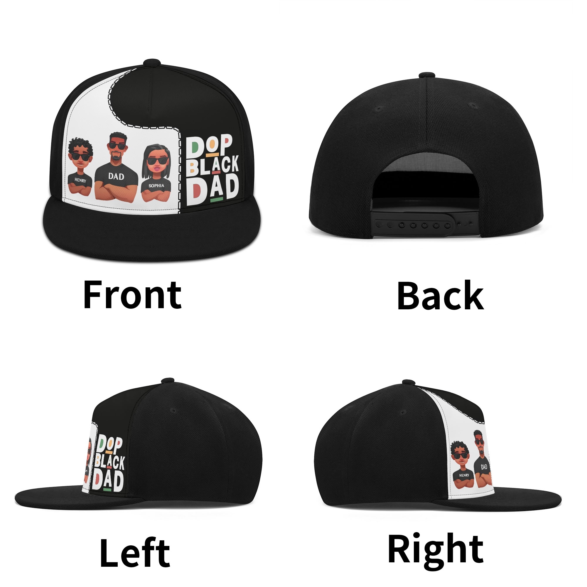 Front Printing Casual Hip-hop Hats - Image 8