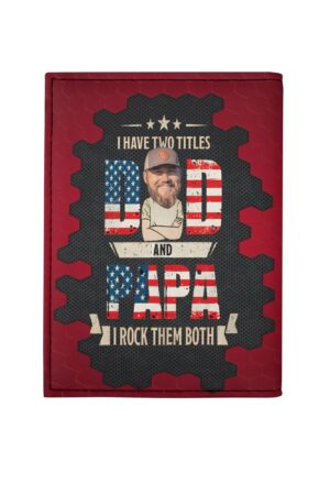 PU Leather Passport Case Business Name ID Card Holder