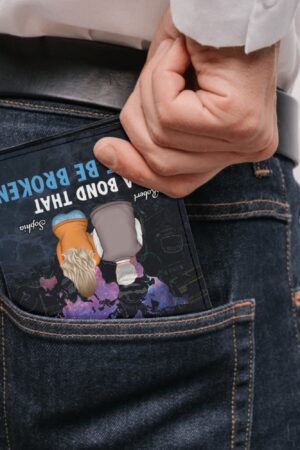 PU Leather Passport Case Business Name ID Card Holder