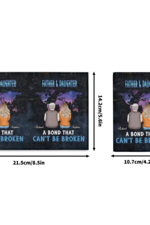 PU Leather Passport Case Business Name ID Card Holder