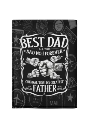 PU Leather Passport Case Business Name ID Card Holder