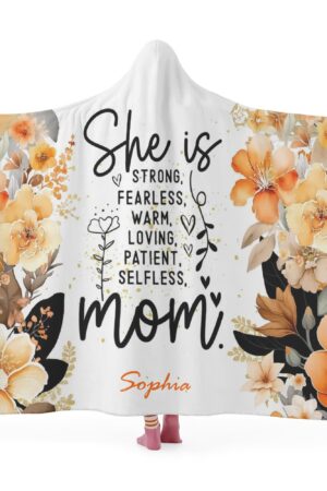 Personalized Wearable Hooded Blanket for Adult for Kids