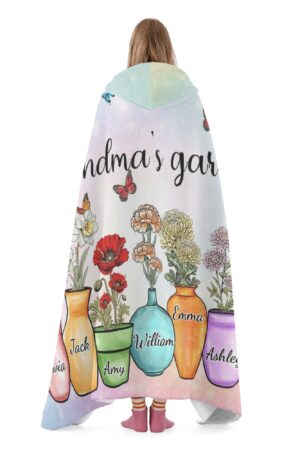 Personalized Wearable Hooded Blanket for Adult for Kids