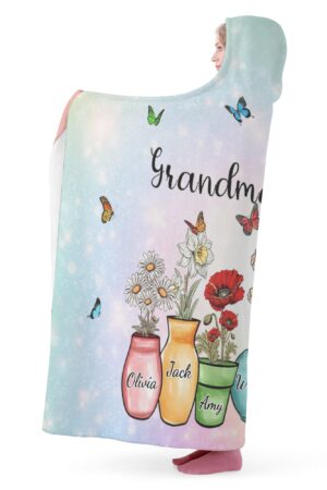 Personalized Wearable Hooded Blanket for Adult for Kids