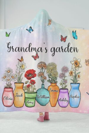 Personalized Wearable Hooded Blanket for Adult for Kids