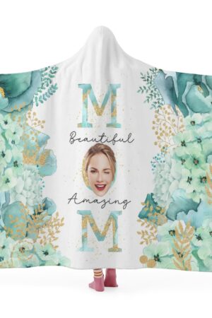 Personalized Wearable Hooded Blanket for Adult for Kids