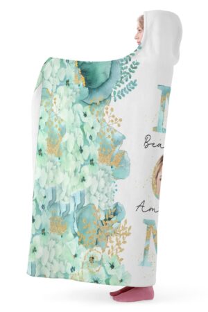 Personalized Wearable Hooded Blanket for Adult for Kids