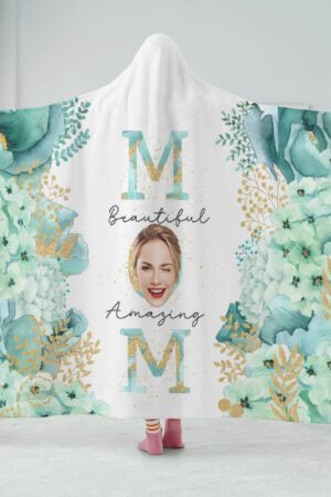 Personalized Wearable Hooded Blanket for Adult for Kids