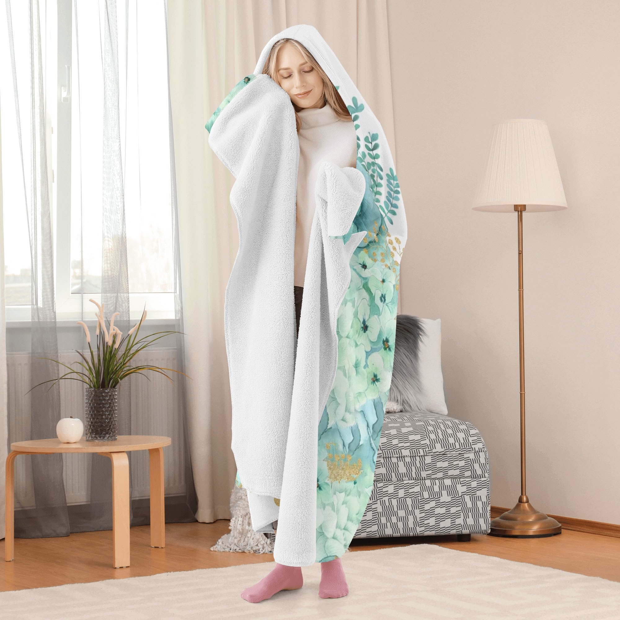 Personalized Wearable Hooded Blanket for Adult for Kids - Image 7