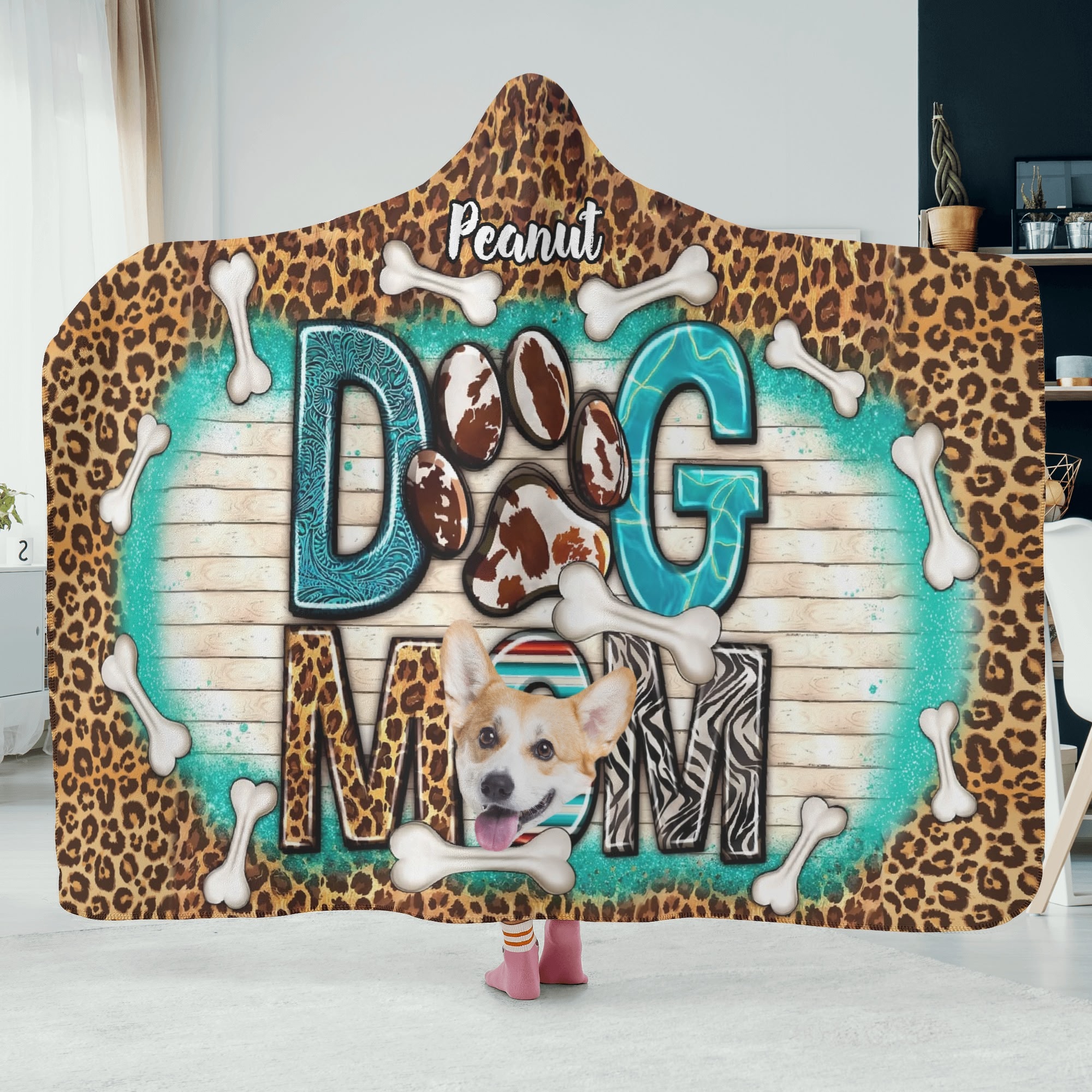 Personalized Wearable Hooded Blanket for Adult for Kids - Image 5