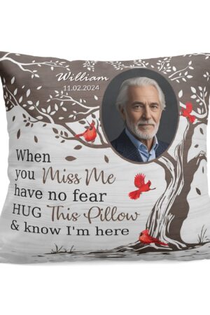 Personalized Peach Velvet Pillow Case Square Cushion Cover