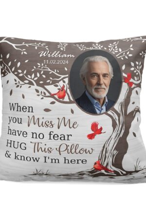 Personalized Peach Velvet Pillow Case Square Cushion Cover