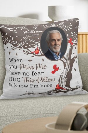 Personalized Peach Velvet Pillow Case Square Cushion Cover