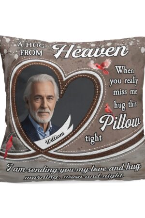 Personalized Peach Velvet Pillow Case Square Cushion Cover