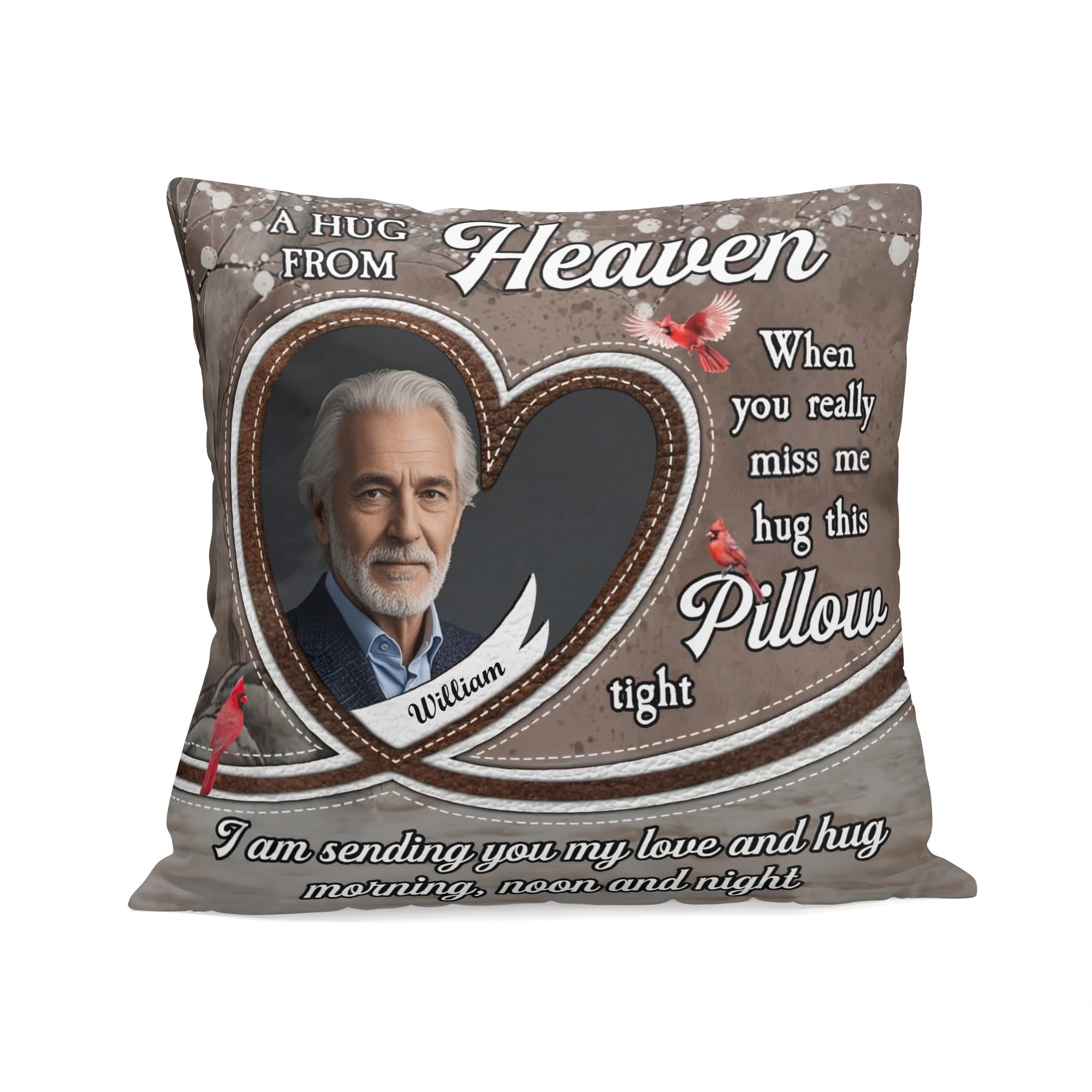 Personalized Peach Velvet Pillow Case Square Cushion Cover - Image 2