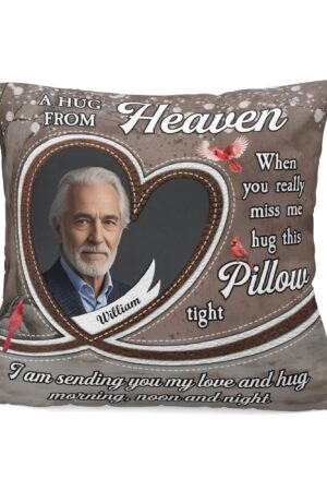 Personalized Peach Velvet Pillow Case Square Cushion Cover