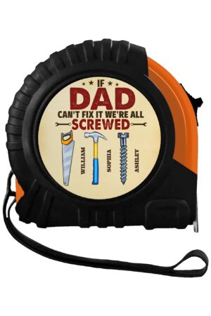 Personalized Dog Cat Dad Ever Tape Measure Tape 3 M