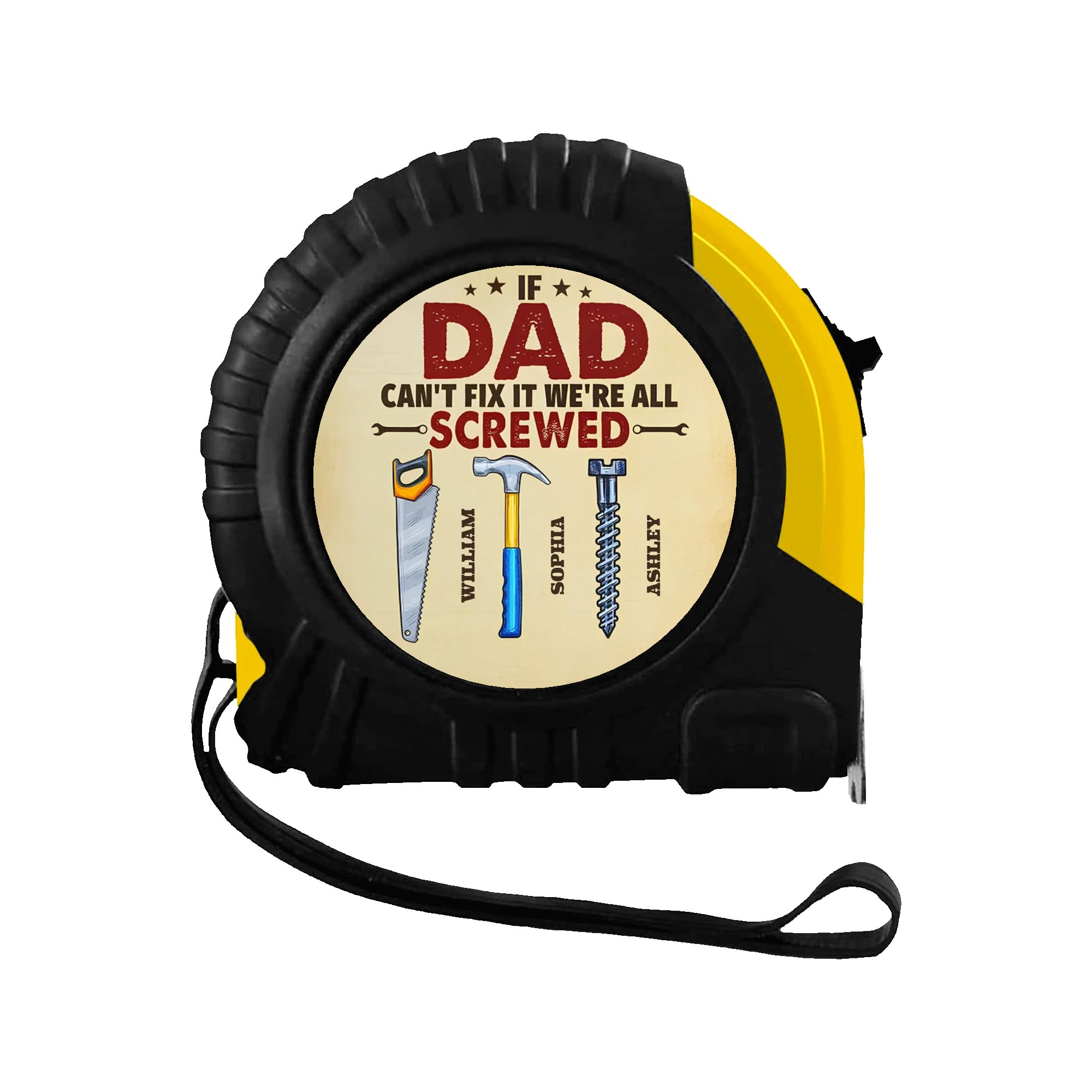 Personalized Dog Cat Dad Ever Tape Measure Tape 3 M - Image 8