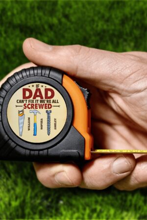 Personalized Dog Cat Dad Ever Tape Measure Tape 3 M