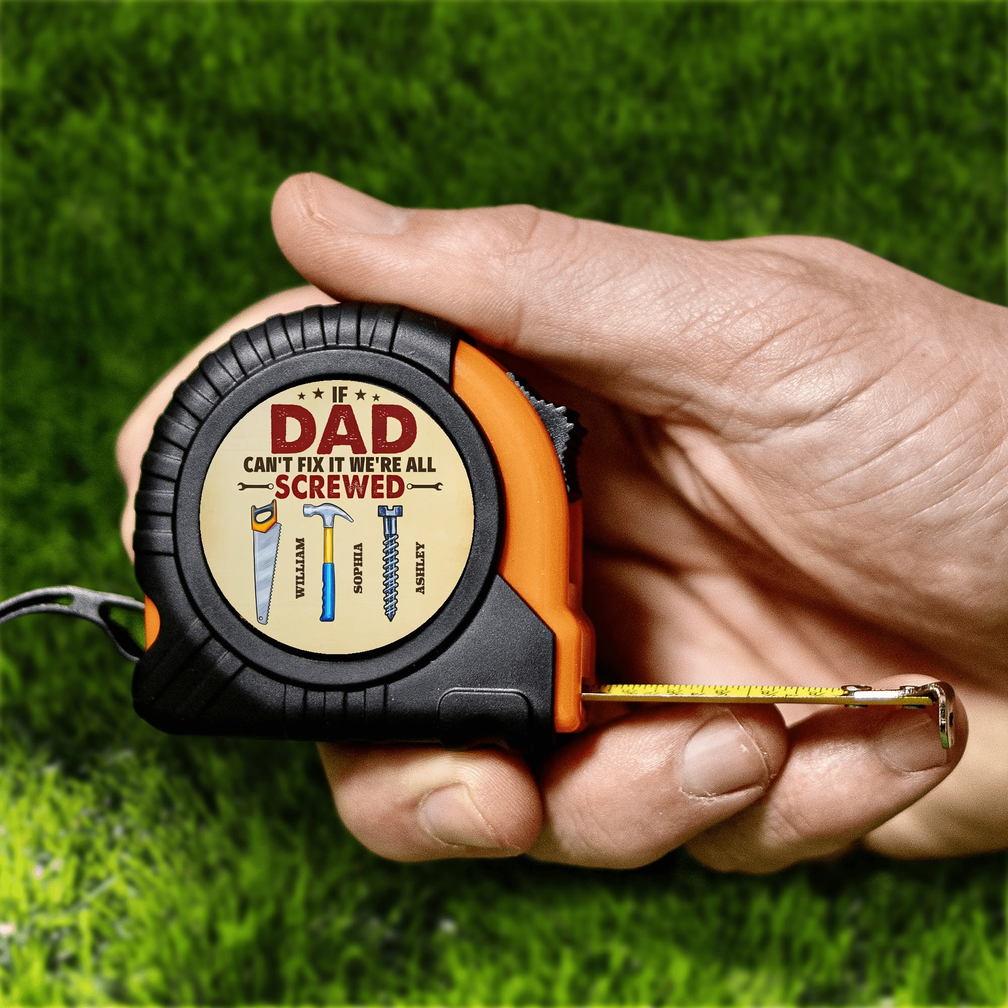 Personalized Dog Cat Dad Ever Tape Measure Tape 3 M - Image 3