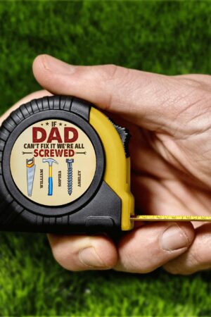Personalized Dog Cat Dad Ever Tape Measure Tape 3 M