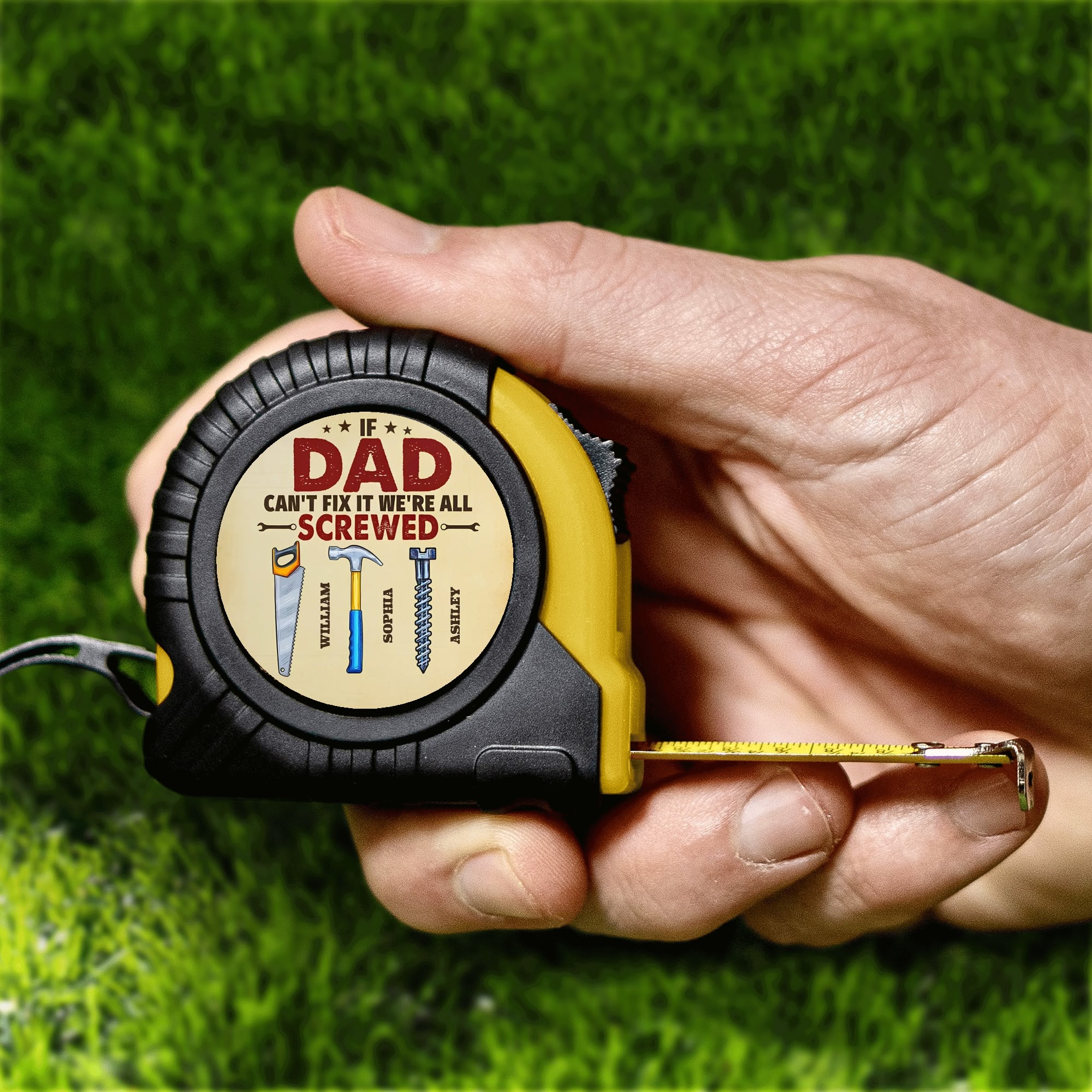 Personalized Dog Cat Dad Ever Tape Measure Tape 3 M - Image 9
