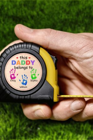 Personalized Dog Cat Dad Ever Tape Measure Tape 3 M