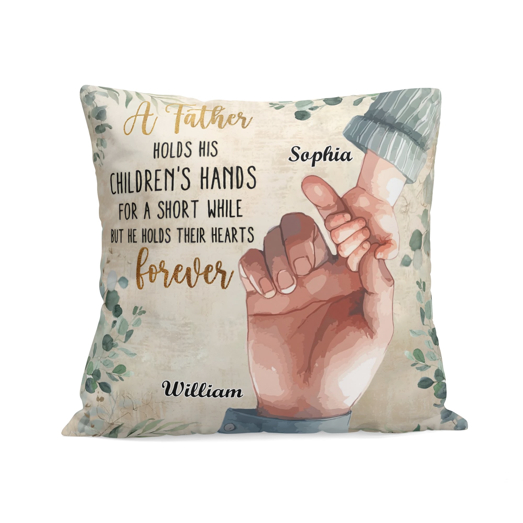 Personalized Peach Velvet Pillow Case Square Cushion Cover - Image 2