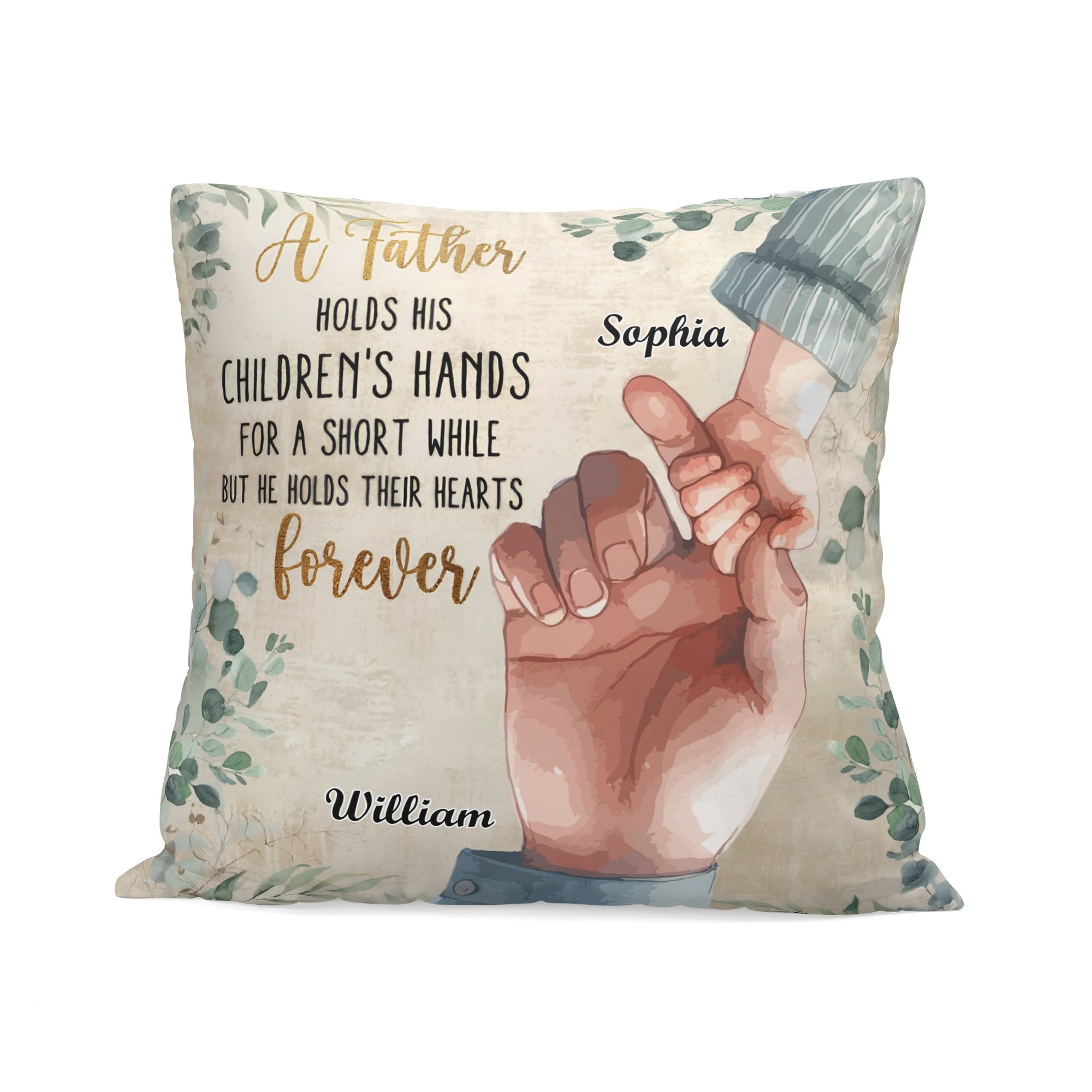 Personalized Peach Velvet Pillow Case Square Cushion Cover - Image 3
