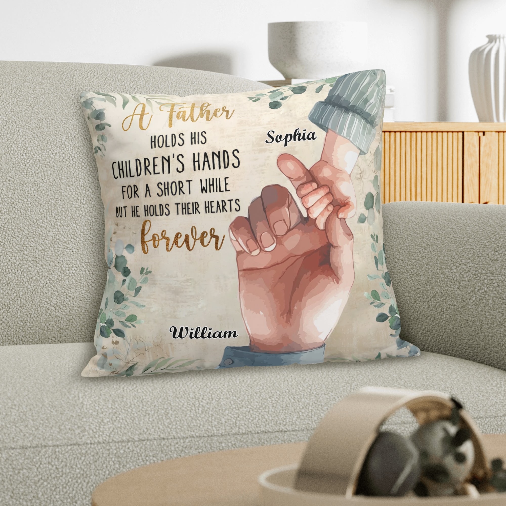 Personalized Peach Velvet Pillow Case Square Cushion Cover - Image 6