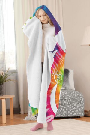 Personalized Wearable Hooded Blanket for Adult for Kids